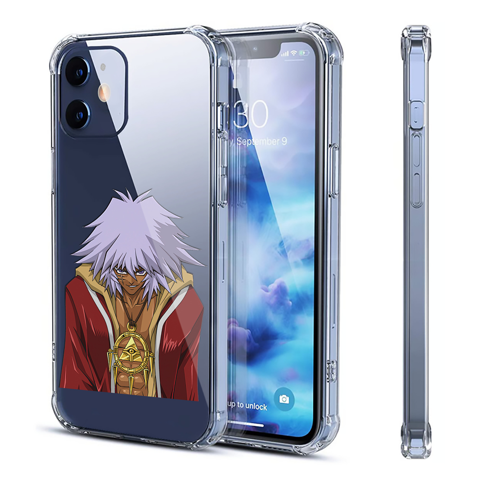 （画像用） 遊☆戯☆王 Yu-Gi-Oh! 【iPhone 12シリーズ対応】透明スマホケース（クリアソフトケース）